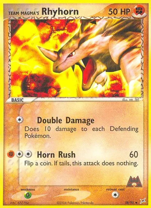 Team Magma's Rhyhorn — изображение карты