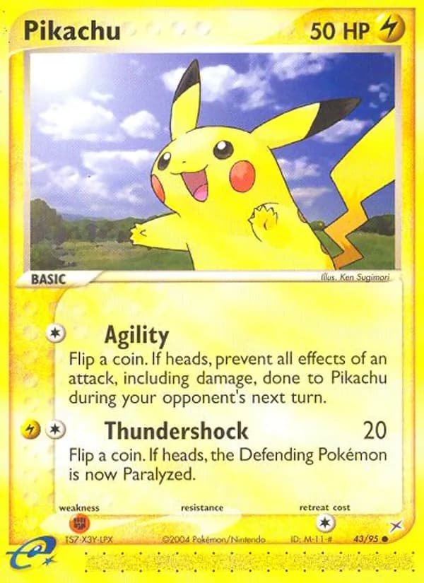 Pikachu — изображение карты