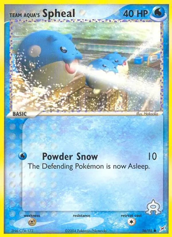Team Aqua's Spheal — изображение карты