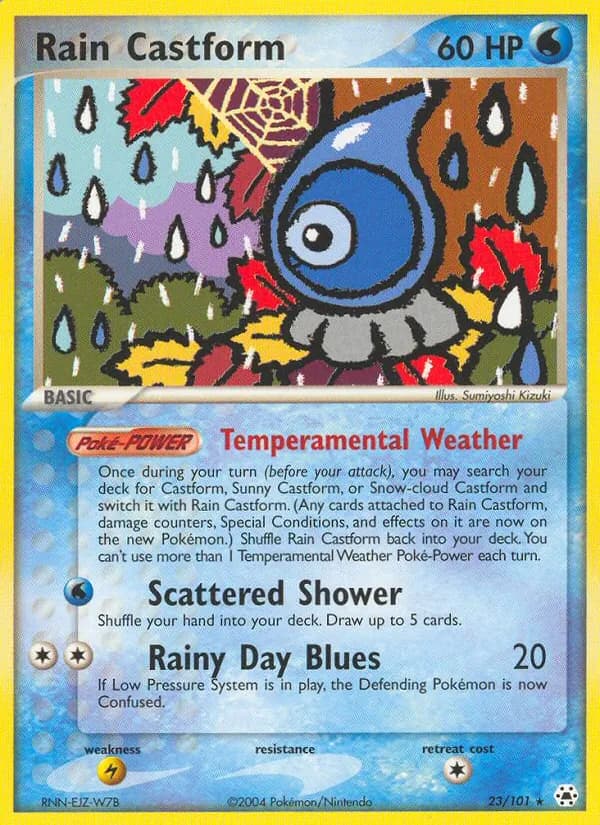 Rain Castform — изображение карты