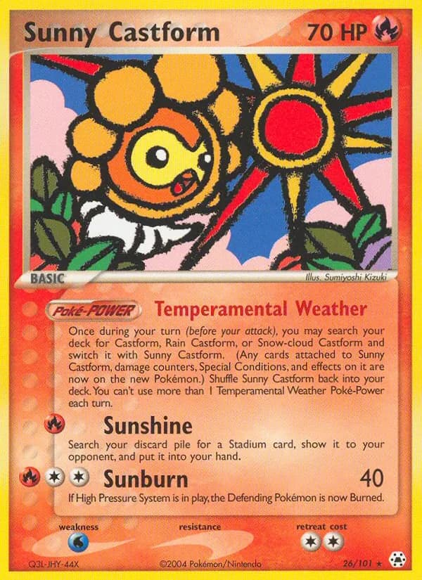 Sunny Castform — изображение карты