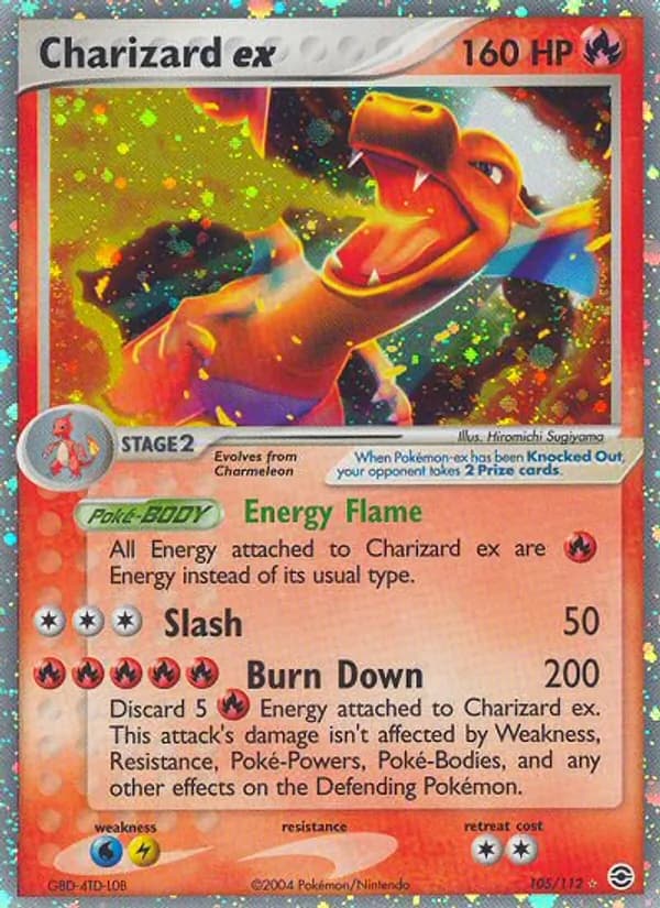 Charizard ex — изображение карты