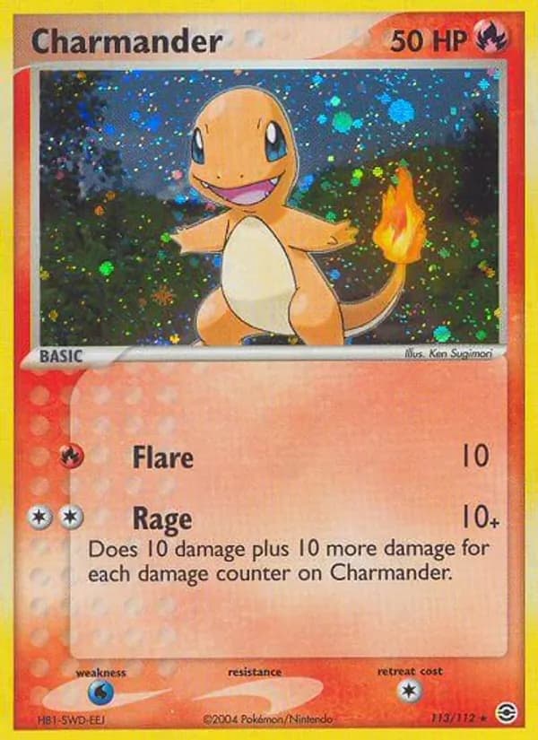 Charmander — изображение карты