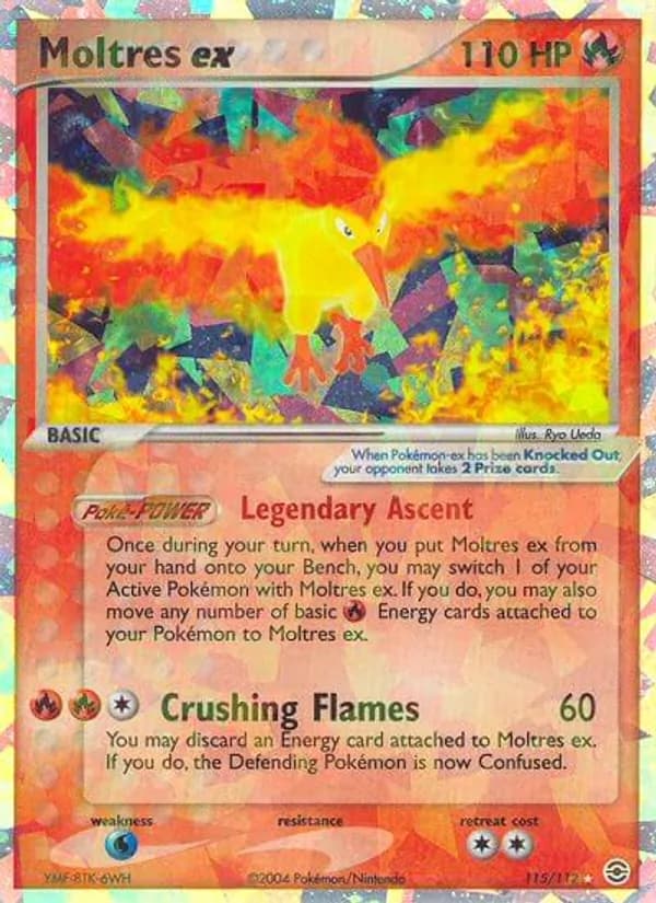 Moltres ex — изображение карты