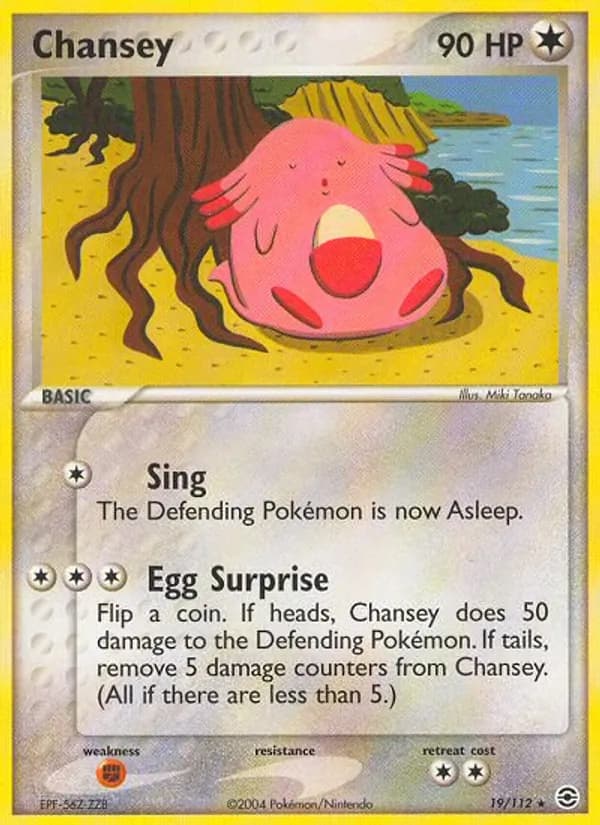 Chansey — изображение карты