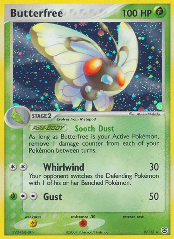 Butterfree — изображение карты