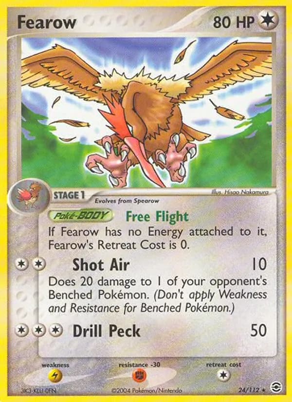 Fearow — изображение карты