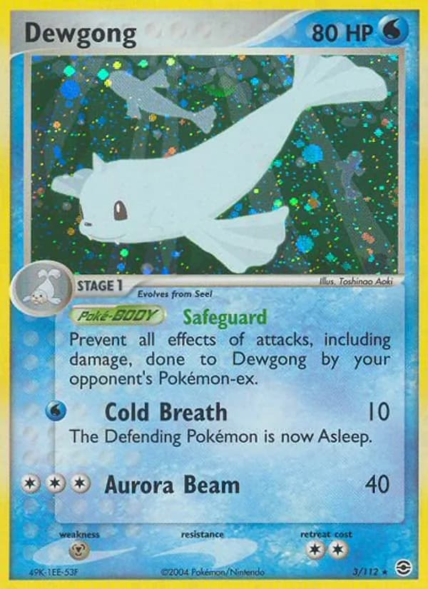 Dewgong — изображение карты