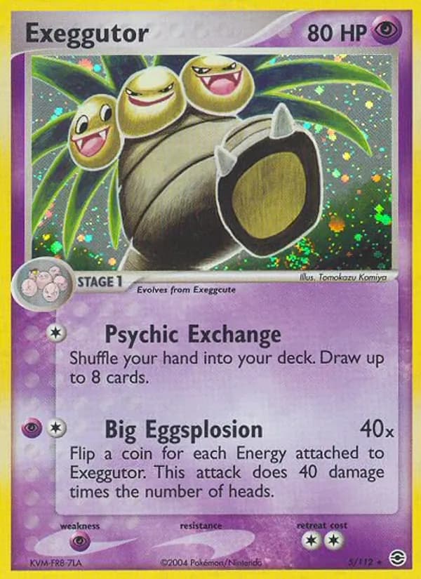Exeggutor — изображение карты