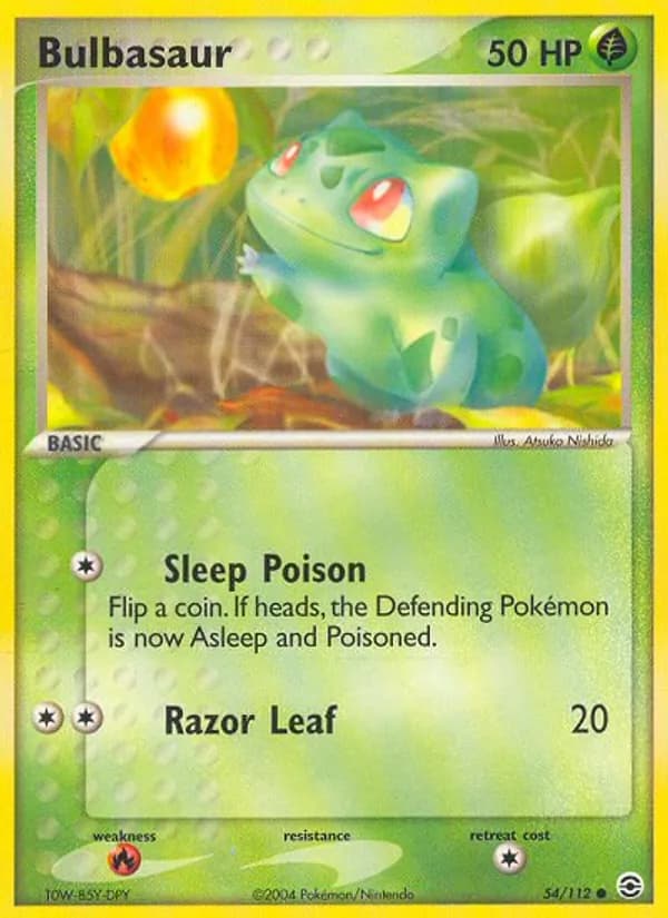 Bulbasaur — изображение карты