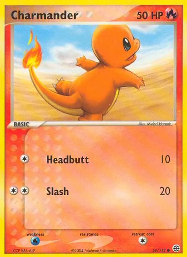 Charmander — изображение карты