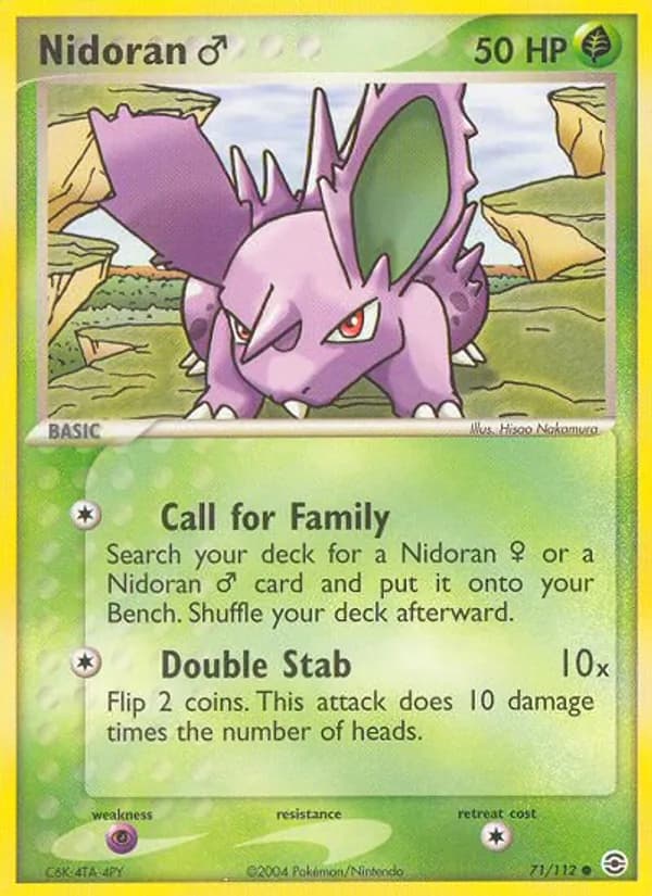 Nidoran♂ — изображение карты