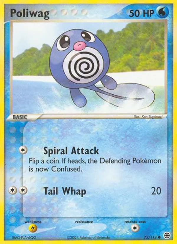 Poliwag — изображение карты
