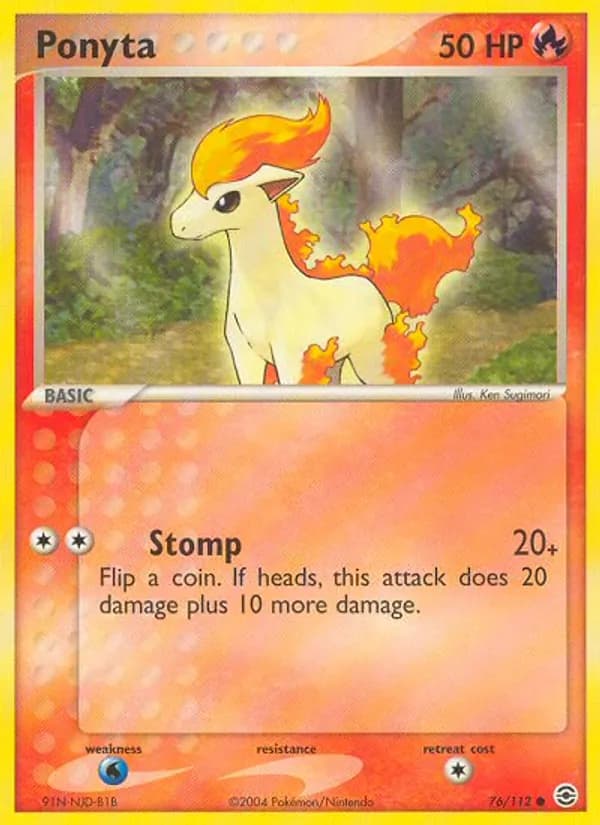 Ponyta — изображение карты