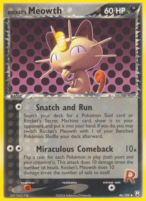 Rocket's Meowth — изображение карты