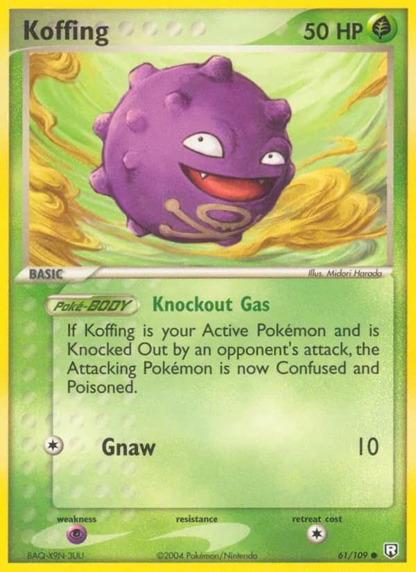 Koffing — изображение карты