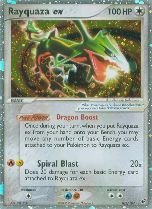 Rayquaza ex — изображение карты