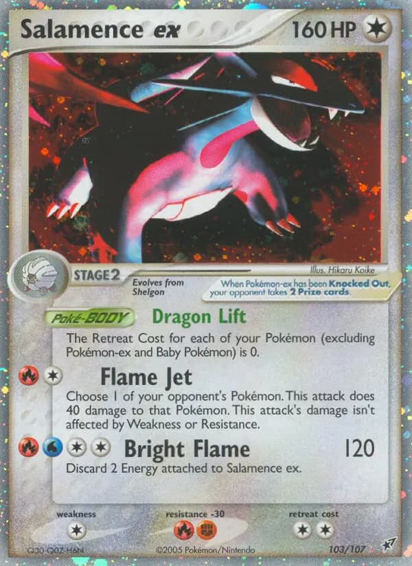 Salamence ex — изображение карты
