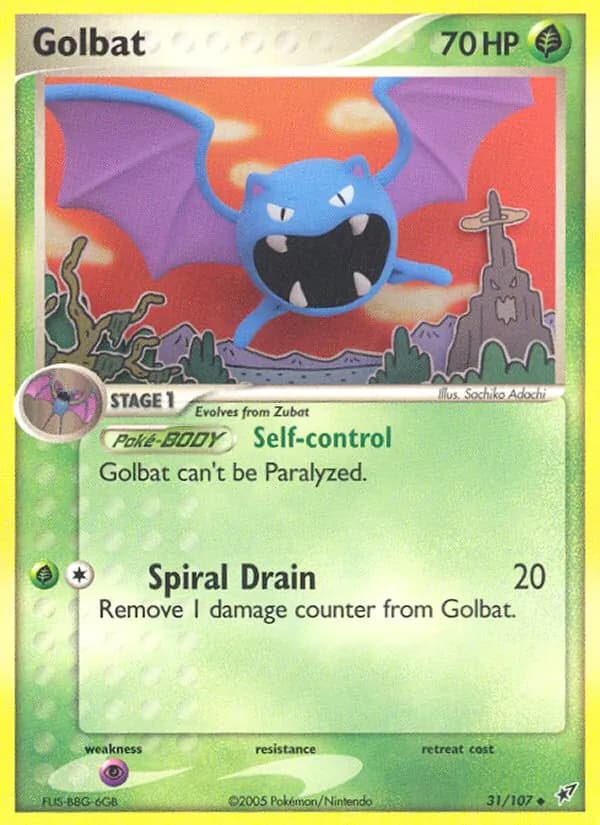 Golbat — изображение карты