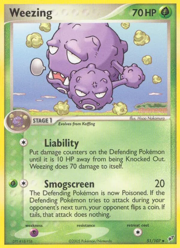 Weezing — изображение карты