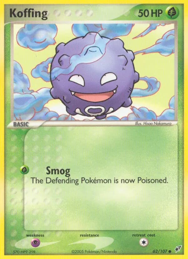 Koffing — изображение карты