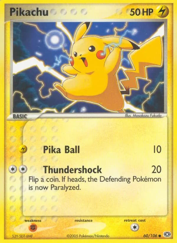 Pikachu — изображение карты