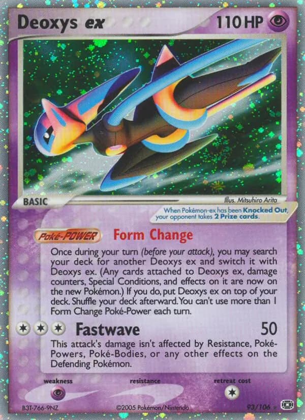 Deoxys ex — изображение карты