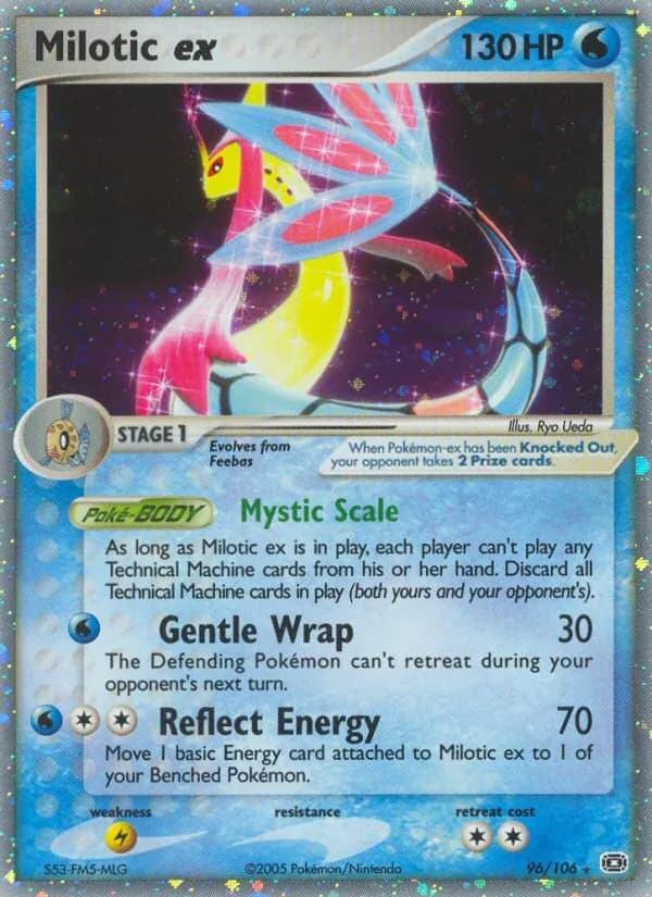 Milotic ex — изображение карты