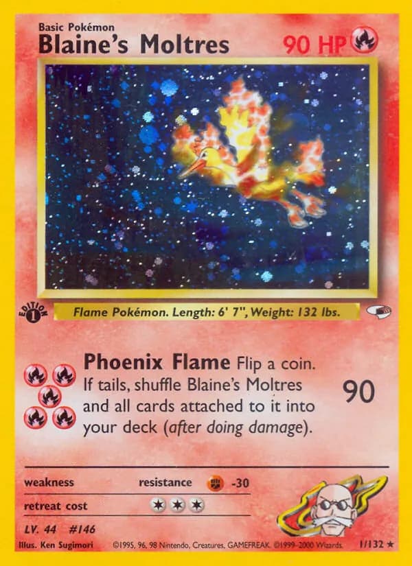 Blaine's Moltres — изображение карты