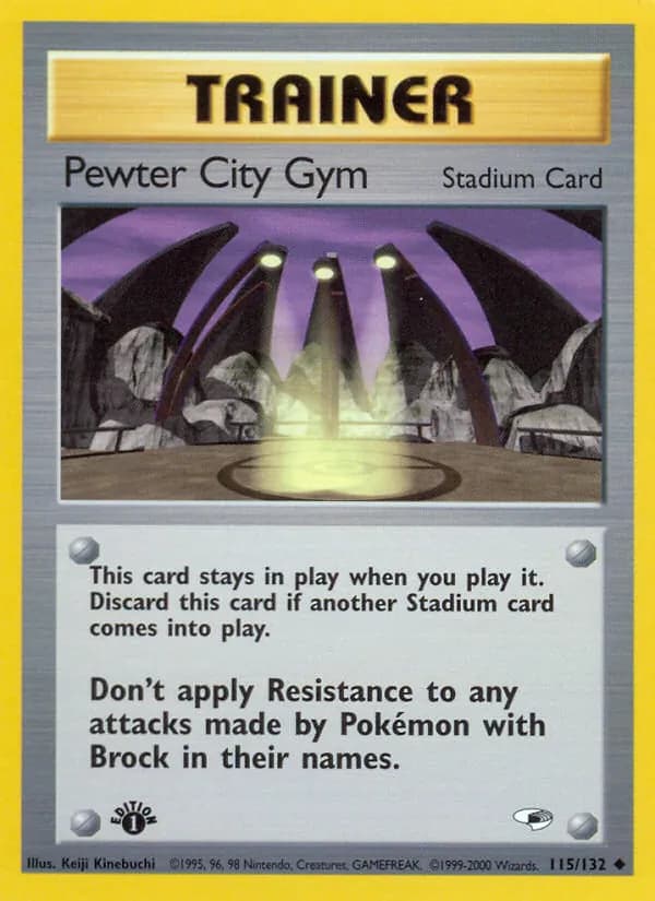 Pewter City Gym — изображение карты