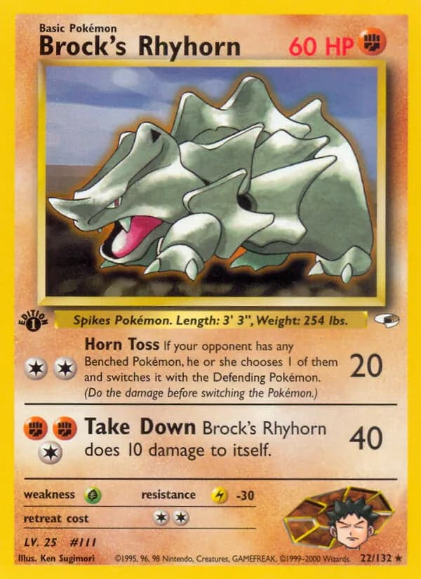 Brock's Rhyhorn — изображение карты
