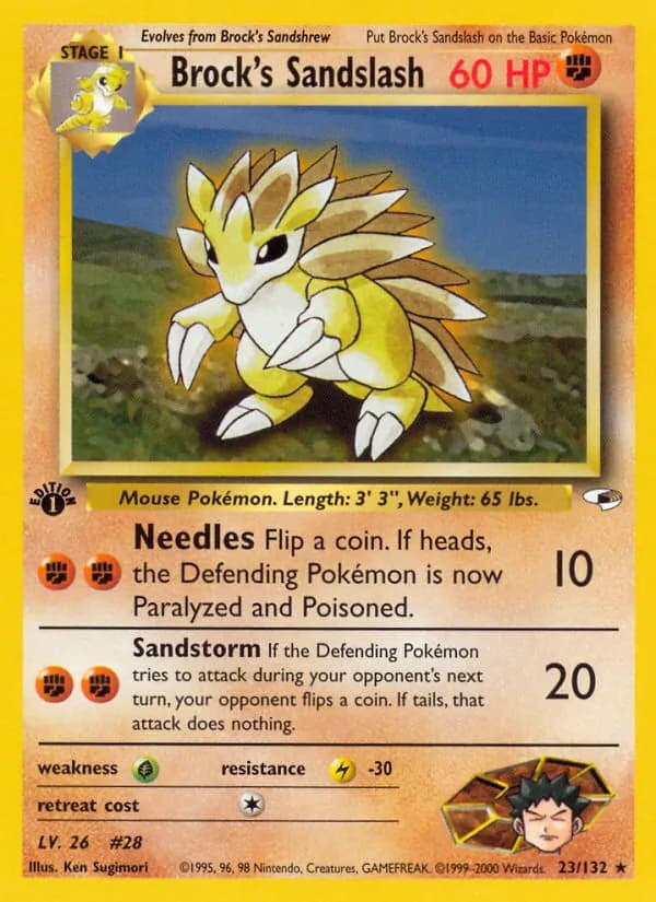 Brock's Sandslash — изображение карты