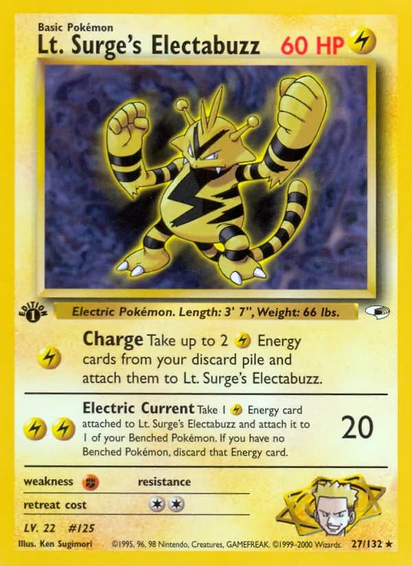 Lt. Surge's Electabuzz — изображение карты