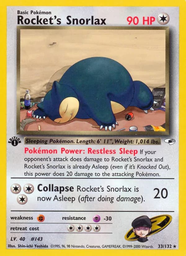 Rocket's Snorlax — изображение карты