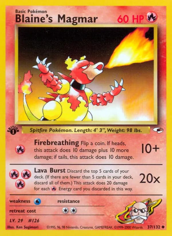 Blaine's Magmar — изображение карты