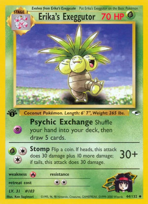 Erika's Exeggutor — изображение карты