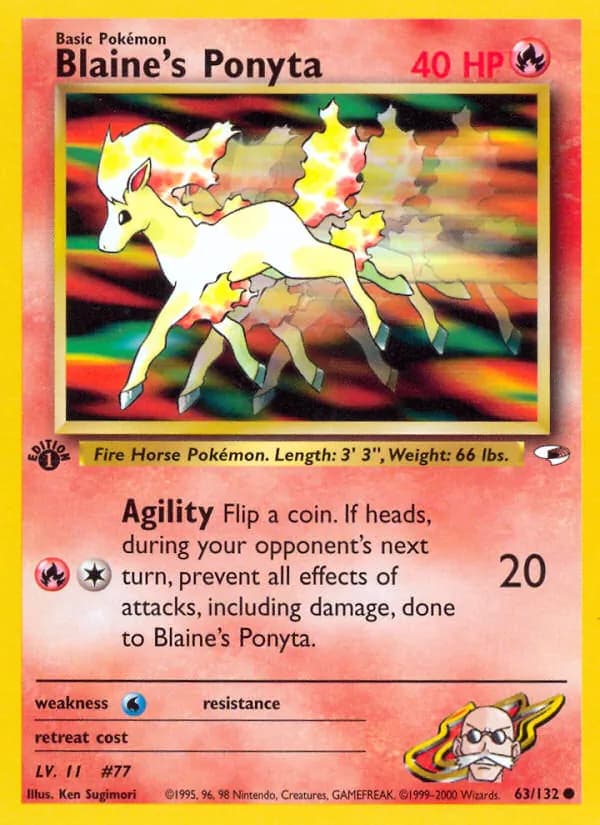 Blaine's Ponyta — изображение карты
