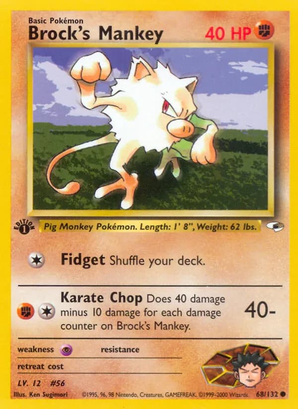Brock's Mankey — изображение карты
