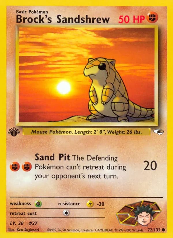 Brock's Sandshrew — изображение карты