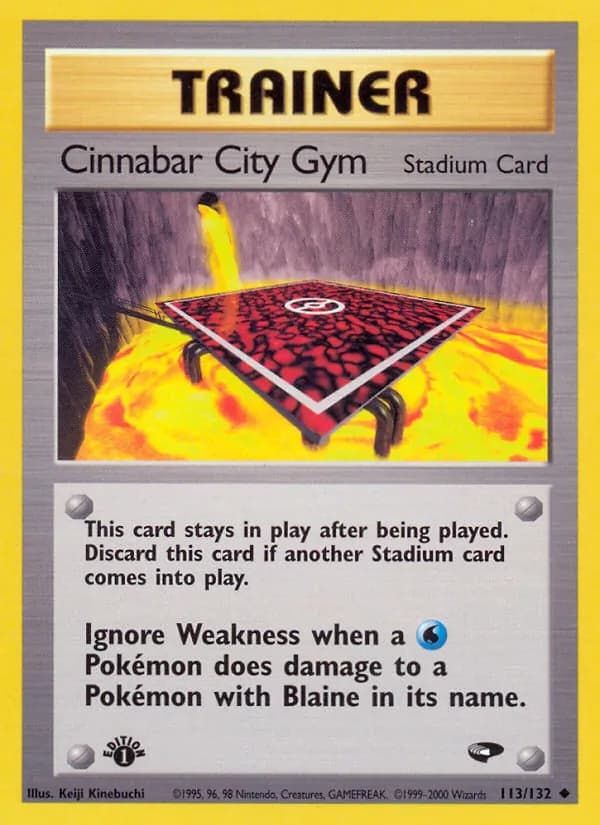 Cinnabar City Gym — изображение карты