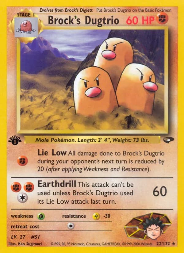 Brock's Dugtrio — изображение карты