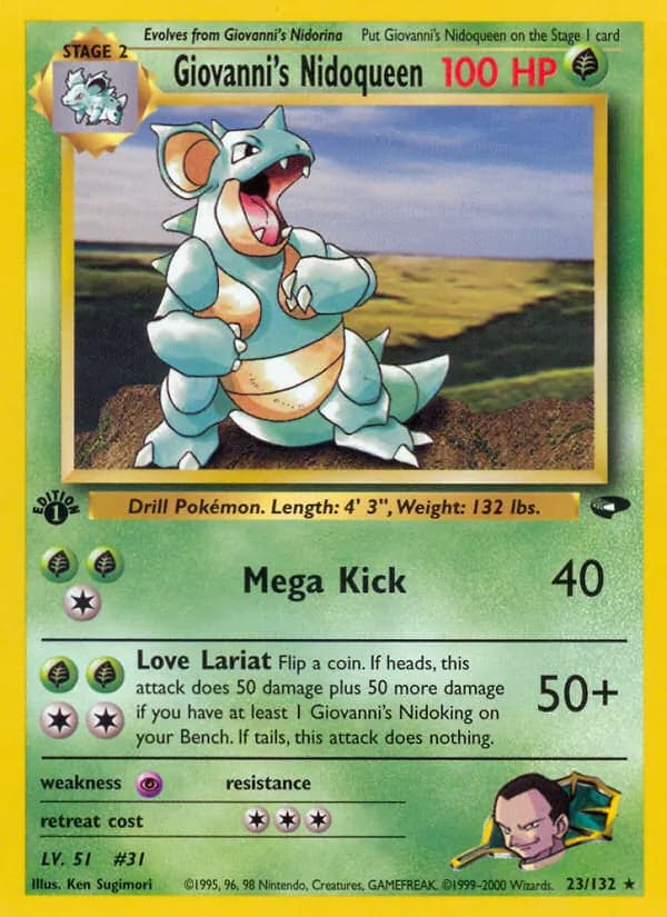 Giovanni's Nidoqueen — изображение карты