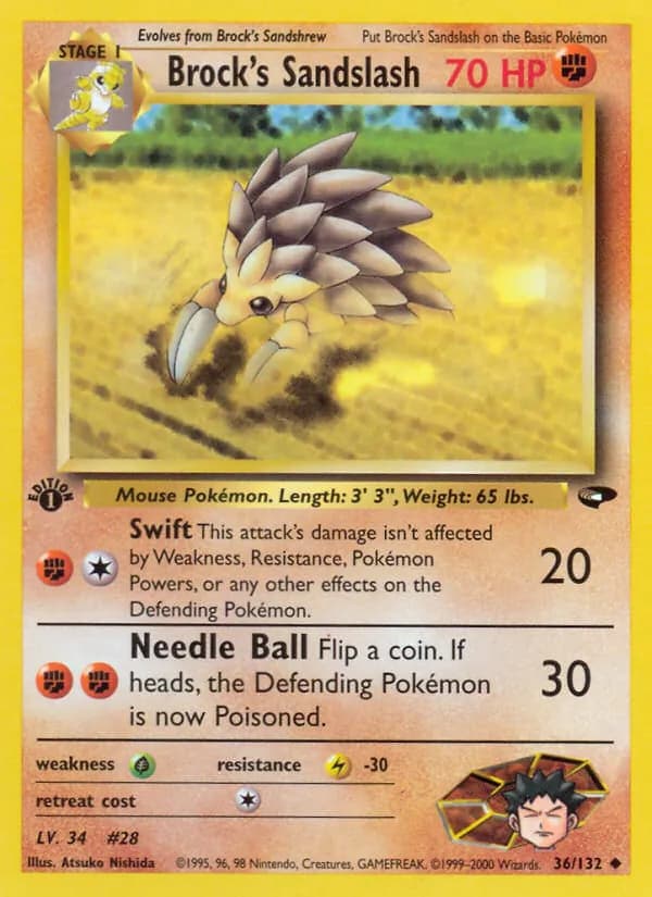 Brock's Sandslash — изображение карты