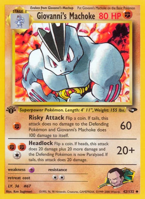 Giovanni's Machoke — изображение карты