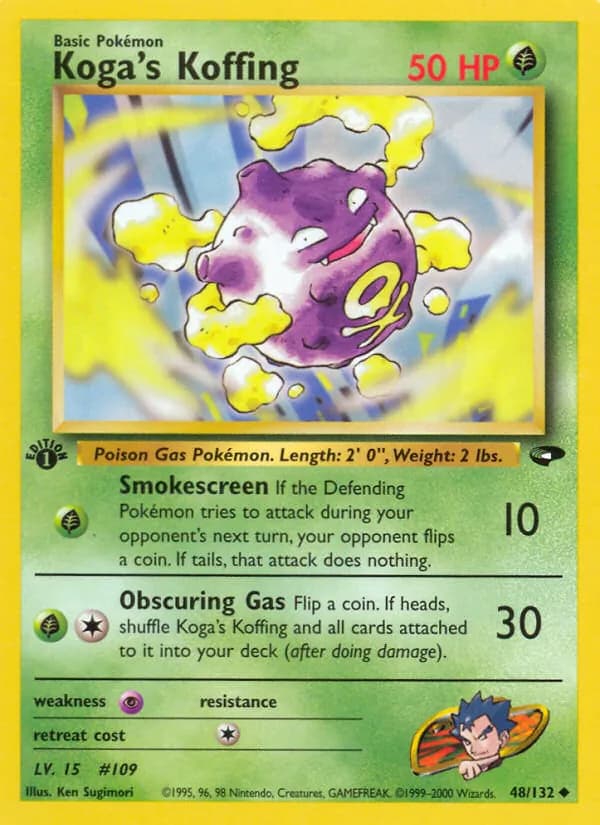 Koga's Koffing — изображение карты