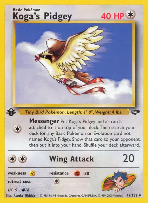 Koga's Pidgey — изображение карты