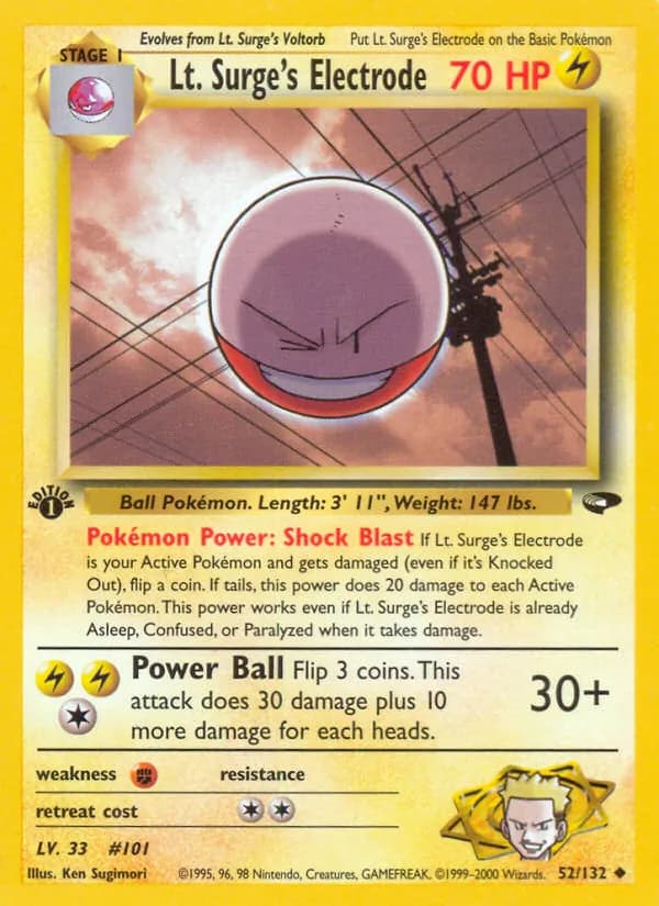 Lt. Surge's Electrode — изображение карты