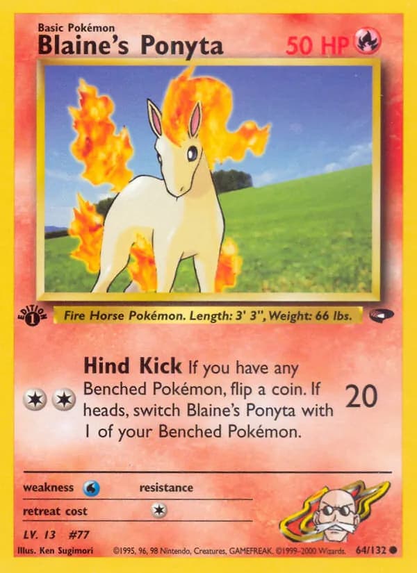 Blaine's Ponyta — изображение карты
