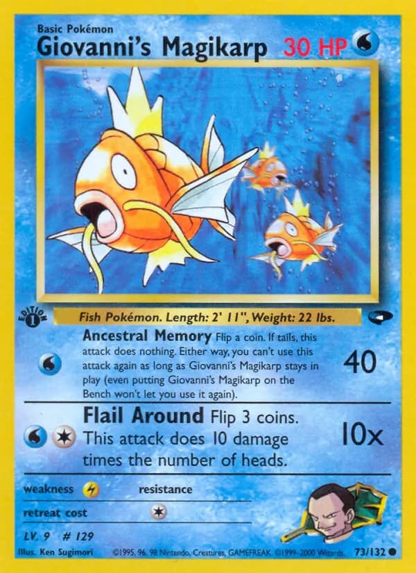 Giovanni's Magikarp — изображение карты