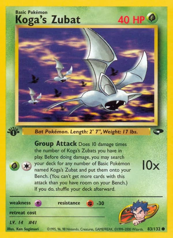 Koga's Zubat — изображение карты